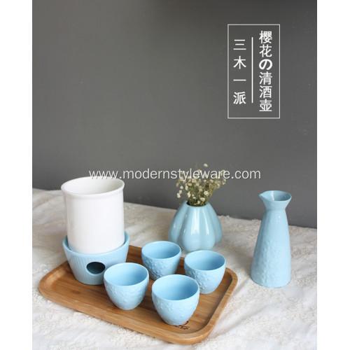 Traditional 5 Piece Porcelain Wine Cups Crafts